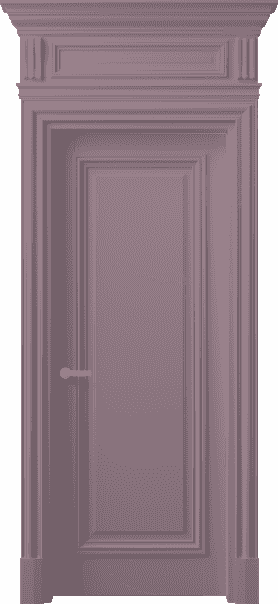 Дверь межкомнатная 7301 Пастельно-фиолетовый RAL 4009. Цвет Пастельно-фиолетовый RAL 4009. Материал Массив бука эмаль. Коллекция Antique. Картинка.