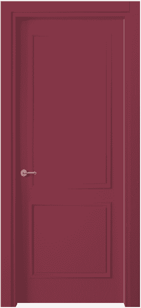 Дверь межкомнатная 8121 Красно-фиолетовый RAL 4002. Цвет Красно-фиолетовый RAL 4002. Материал Гладкая эмаль. Коллекция Paris. Картинка.