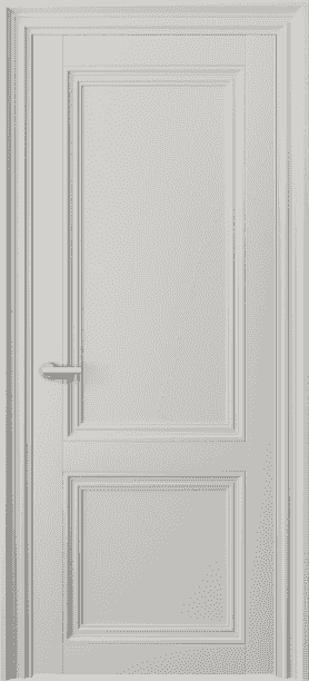Дверь межкомнатная 2523 СШ Серый шёлк. Цвет Серый шёлк. Материал Ciplex ламинатин. Коллекция Centro. Картинка.
