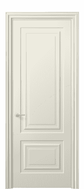 Дверь межкомнатная 8451 ММБ . Цвет Матовый молочно-белый. Материал Гладкая эмаль. Коллекция Mascot. Картинка.