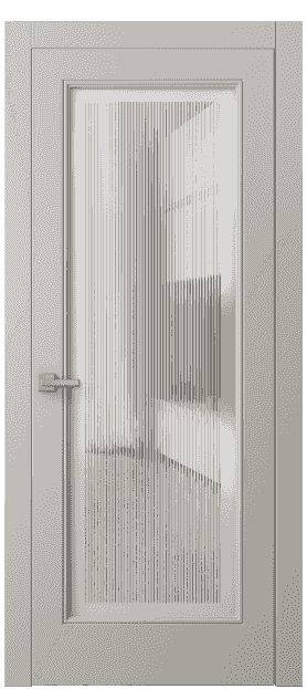 Дверь межкомнатная 8300 МСБЖ. Цвет Матовый светло-бежевый. Материал Гладкая эмаль. Коллекция Linea. Картинка.