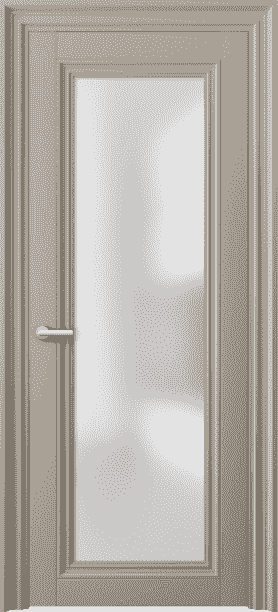Дверь межкомнатная 2502 МБСК САТ. Цвет Матовый бисквитный. Материал Гладкая эмаль. Коллекция Centro. Картинка.