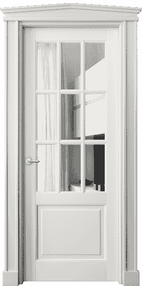 Дверь межкомнатная 6312 БС ЗЕР. Цвет Бук серый. Материал Массив бука эмаль. Коллекция Toscana Grigliato. Картинка.