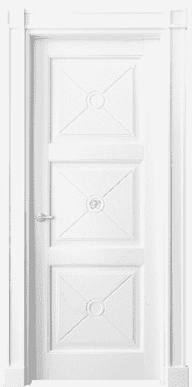 Дверь межкомнатная 6369 ББЛ. Цвет Бук белоснежный. Материал Массив бука эмаль. Коллекция Toscana Litera. Картинка.