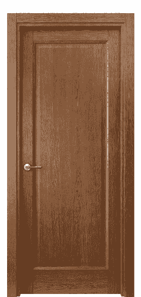 Дверь межкомнатная 1401 ДБК. Цвет Дуб коньяк. Материал Шпон ценных пород. Коллекция Galant. Картинка.