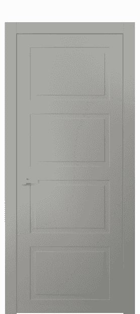 Дверь межкомнатная 8004 МНСР. Цвет Матовый нейтральный серый. Материал Гладкая эмаль. Коллекция Neo Classic. Картинка.