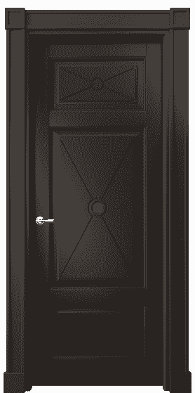 Дверь межкомнатная 6367 БАН. Цвет Бук антрацит. Материал Массив бука эмаль. Коллекция Toscana Litera. Картинка.