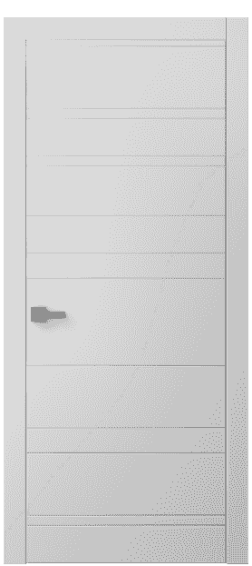 Дверь межкомнатная 8055 МБЛ . Цвет Матовый белоснежный. Материал Гладкая эмаль. Коллекция Linea. Картинка.