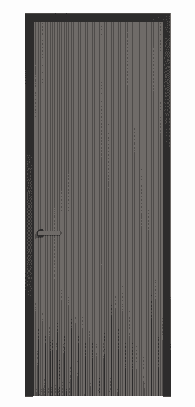Дверь межкомнатная 8201 МКЛС . Цвет Матовый классический серый. Материал Гладкая эмаль. Коллекция Velvet. Картинка.