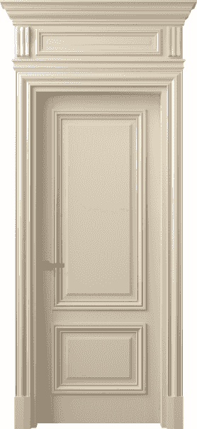 Дверь межкомнатная 7303 БМЦ . Цвет Бук марципановый. Материал Массив бука эмаль. Коллекция Antique. Картинка.