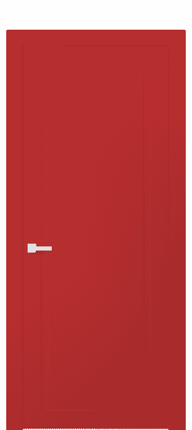Дверь межкомнатная 8001 Красный RAL 3028. Цвет Красный RAL 3028. Материал Гладкая эмаль. Коллекция Neo Classic. Картинка.