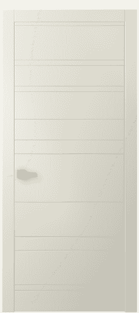 Дверь межкомнатная 8055 ММБ . Цвет Матовый молочно-белый. Материал Гладкая эмаль. Коллекция Linea. Картинка.