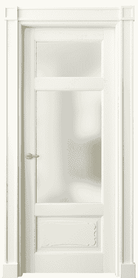 Дверь межкомнатная 6326 МБМ САТ. Цвет Бук молочно-белый. Материал Массив бука эмаль. Коллекция Toscana Elegante. Картинка.