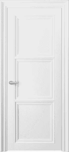 Дверь межкомнатная 2503 МБЛ. Цвет Матовый белоснежный. Материал Гладкая эмаль. Коллекция Centro. Картинка.