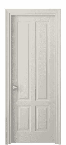 Дверь межкомнатная 8521 МОС . Цвет Матовый облачно-серый. Материал Гладкая эмаль. Коллекция Esse. Картинка.