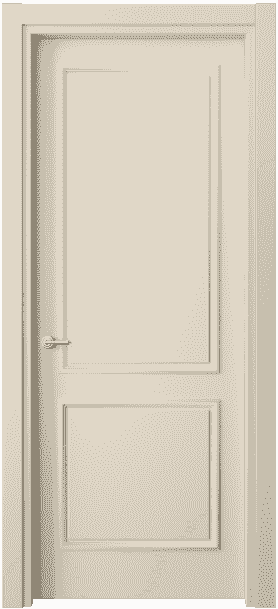 Дверь межкомнатная 8121 ММЦ. Цвет Матовый марципановый. Материал Гладкая эмаль. Коллекция Paris. Картинка.
