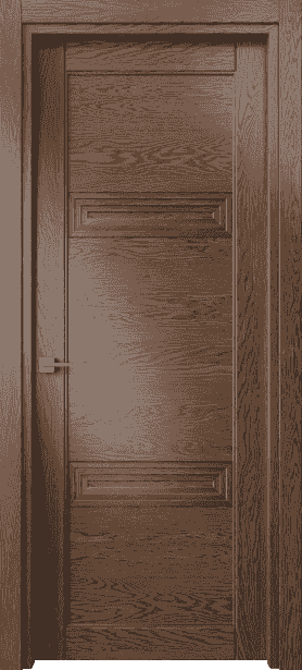 Дверь межкомнатная 6111 ДКЧ . Цвет Дуб коньячный. Материал Массив дуба. Коллекция Ego. Картинка.