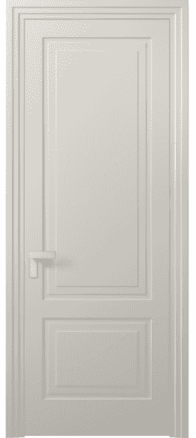 Дверь межкомнатная 8351 МОС . Цвет Матовый облачно-серый. Материал Гладкая эмаль. Коллекция Rocca. Картинка.