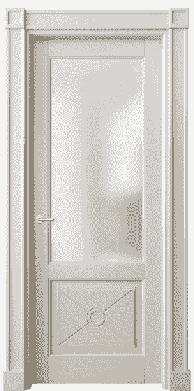 Дверь межкомнатная 6362 БОС САТ. Цвет Бук облачный серый. Материал Массив бука эмаль. Коллекция Toscana Litera. Картинка.