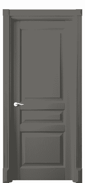 Дверь межкомнатная 0711 БКЛС. Цвет Бук классический серый. Материал Массив бука эмаль. Коллекция Lignum. Картинка.