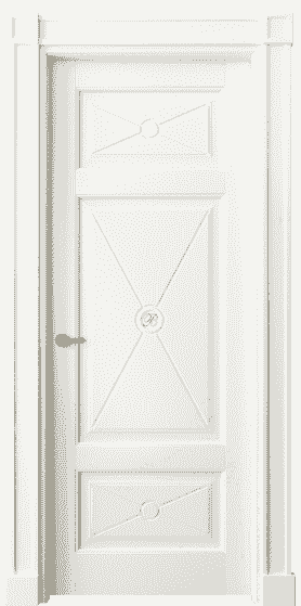 Дверь межкомнатная 6367 БЖМ. Цвет Бук жемчуг. Материал Массив бука эмаль. Коллекция Toscana Litera. Картинка.