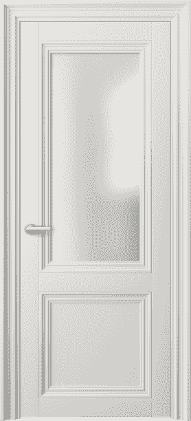 Дверь межкомнатная 2524 МСР САТ. Цвет Матовый серый. Материал Гладкая эмаль. Коллекция Centro. Картинка.