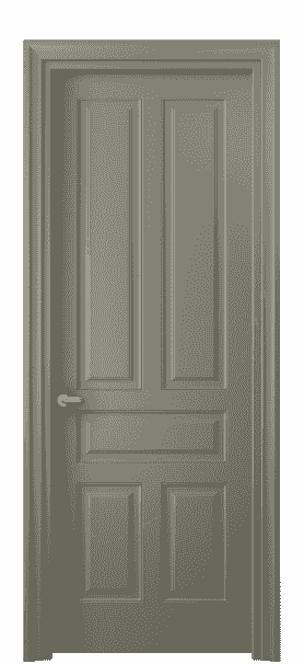 Дверь межкомнатная 8531 МОТ . Цвет Матовый оливковый тёмный. Материал Гладкая эмаль. Коллекция Esse. Картинка.
