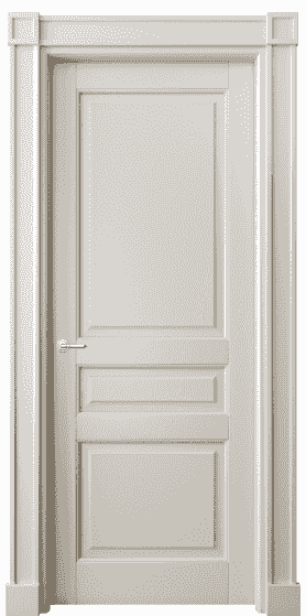 Дверь межкомнатная 6305 БОС. Цвет Бук облачный серый. Материал Массив бука эмаль. Коллекция Toscana Plano. Картинка.