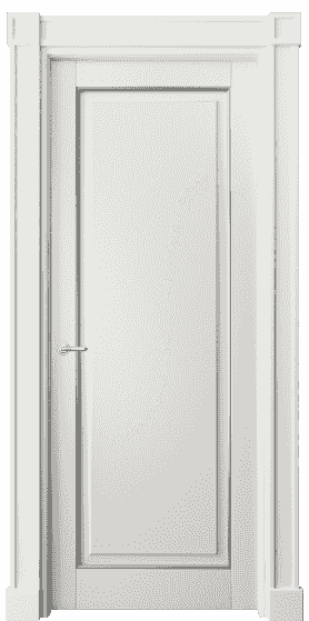 Дверь межкомнатная 6301 БСРС. Цвет Бук серый с серебром. Материал  Массив бука эмаль с патиной. Коллекция Toscana Plano. Картинка.