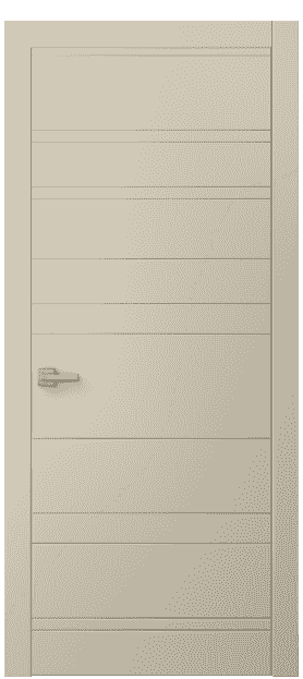 Дверь межкомнатная 8055 ММЦ . Цвет Матовый марципановый. Материал Гладкая эмаль. Коллекция Linea. Картинка.