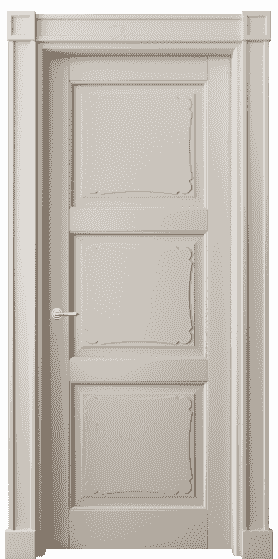 Дверь межкомнатная 6329 БСБЖ. Цвет Бук светло-бежевый. Материал Массив бука эмаль. Коллекция Toscana Elegante. Картинка.