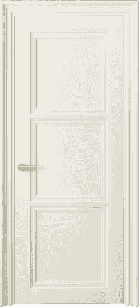 Дверь межкомнатная 2503 ММБ. Цвет Матовый молочно-белый. Материал Гладкая эмаль. Коллекция Centro. Картинка.