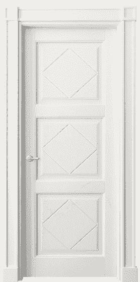 Дверь межкомнатная 6349 БС. Цвет Бук серый. Материал Массив бука эмаль. Коллекция Toscana Rombo. Картинка.