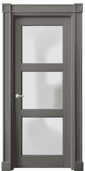 Дверь межкомнатная 6310 БКЛС САТ. Цвет Бук классический серый. Материал Массив бука эмаль. Коллекция Toscana Elegante. Картинка.