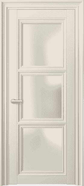 Дверь межкомнатная 2504 ММЦ САТ. Цвет Матовый марципановый. Материал Гладкая эмаль. Коллекция Centro. Картинка.