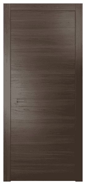 Дверь межкомнатная 0010 ШОЯ. Цвет Шоколадный ясень. Материал Ciplex ламинатин. Коллекция Planum. Картинка.
