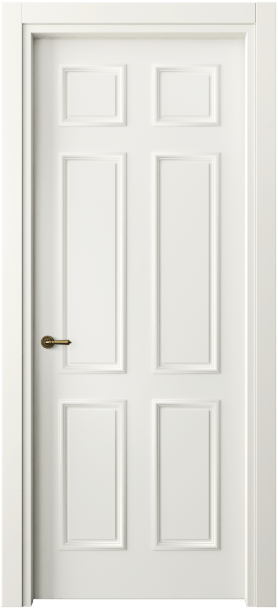Дверь межкомнатная 8133 МЖМ . Цвет Матовый жемчужный. Материал Гладкая эмаль. Коллекция Paris. Картинка.