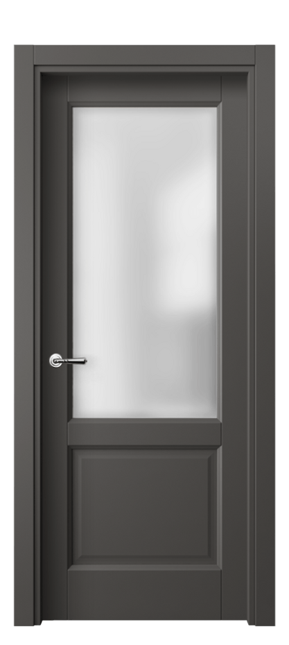 Дверь межкомнатная Galant 1422 ПЭТ графитовый Сатинированное стекло Гладкий наличник ПЭГФ Цена 26959 ₽ Наличники уже входят в базовый комплект. Фабрика дверей Волховец 8 (800) 551 43 19 Межкомнатная дверь Galant 1422 ПЭТ графитовый Сатинированное стекло Цена 26959 ₽ | Volhovec