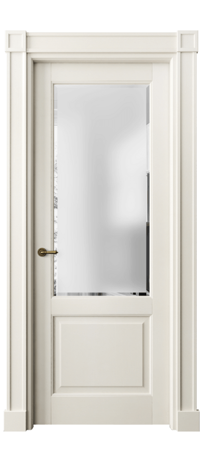 Межкомнатная дверь Toscana Plano 6302 Бук венециана Сатинированное стекло с фацетом, 6 мм Цена 150060 ₽ | Volhovec