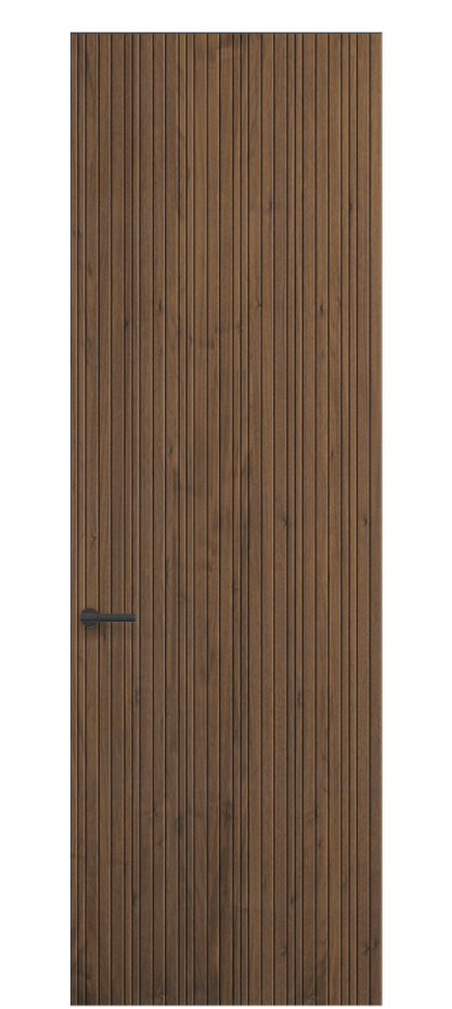 Дверь межкомнатная Select АКП 0021 Орех умбра матовый  Скрытый короб Черный Цена 108890 ₽ Наличники уже входят в базовый комплект. Фабрика дверей Волховец 8 (800) 551 43 19 Межкомнатная дверь Select АКП 0021 Орех умбра матовый  Цена 108890 ₽ | Volhovec