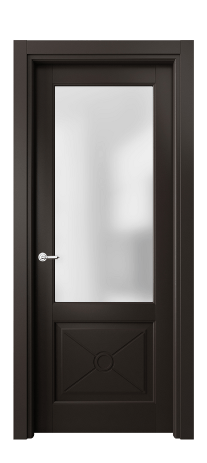 Межкомнатная дверь Toscana Litera 6362 Бук антрацит Сатинированное стекло Цена 84330 ₽ | Volhovec