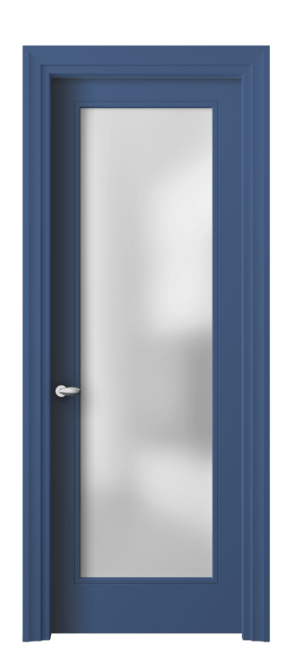 Межкомнатная дверь Esse 8502 Матовый белоснежный Сатинированное стекло Цена 72240 ₽ | Volhovec