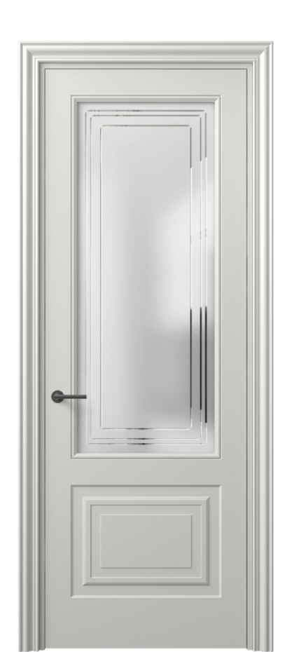 Дверь межкомнатная Mascot 8452 Матовый серый Сатинированное стекло с гравировкой "Грани", триплекс, 7 мм Фигурный наличник МСР Цена 65180 ₽ Наличники уже входят в базовый комплект. Фабрика дверей Волховец 8 (800) 551 43 19 Межкомнатная дверь Mascot 8452 Матовый серый Сатинированное стекло с гравировкой "Грани", триплекс, 7 мм Цена 65180 ₽ | Volhovec