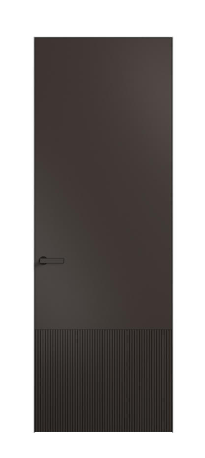 Межкомнатная дверь Velvet 8202 Матовый антрацит. Цена 51400  | Volhovec