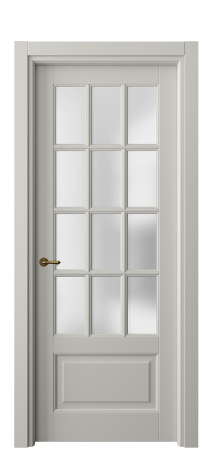 Межкомнатная дверь Toscana Grigliato 6313 Бук тёплый серый Сатинированное стекло Цена 119910 ₽ | Volhovec