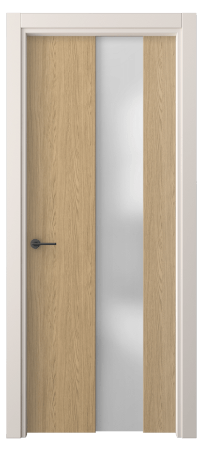 Межкомнатная дверь Freedom 4226 Жемчужный дуб Сатинированное стекло Цена 34270 ₽ | Volhovec