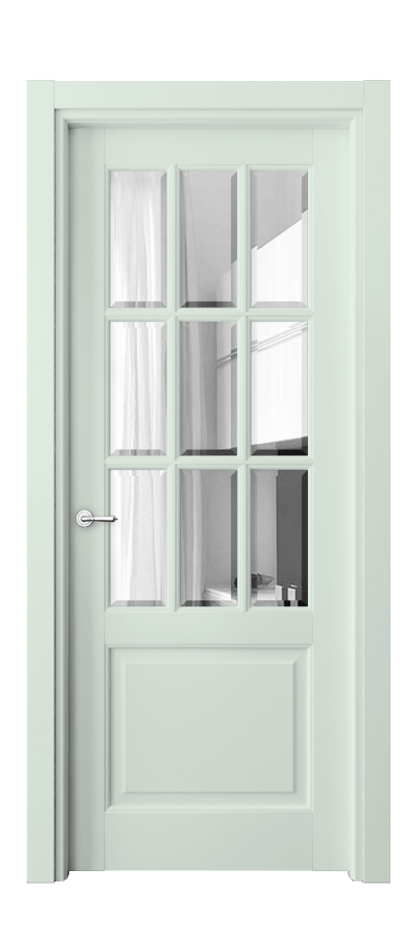 Дверь межкомнатная Toscana Grigliato 6312 Бук белоснежный Прозрачное стекло с фацетом, 6 мм Гладкий наличник ББЛ Цена 121800 ₽ Наличники уже входят в базовый комплект. Фабрика дверей Волховец 8 (800) 551 43 19 Межкомнатная дверь Toscana Grigliato 6312 Бук белоснежный Прозрачное стекло с фацетом, 6 мм Цена 121800 ₽ | Volhovec