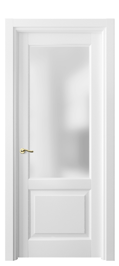 Межкомнатная дверь Lignum 0740 Бук белоснежный Сатинированное стекло Цена 18635200 so'm | Volhovec