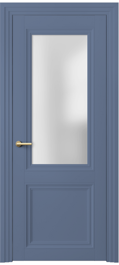 Межкомнатная дверь Centro 2524 Матовый белоснежный Сатинированное стекло Цена 76520 ₽ | Volhovec