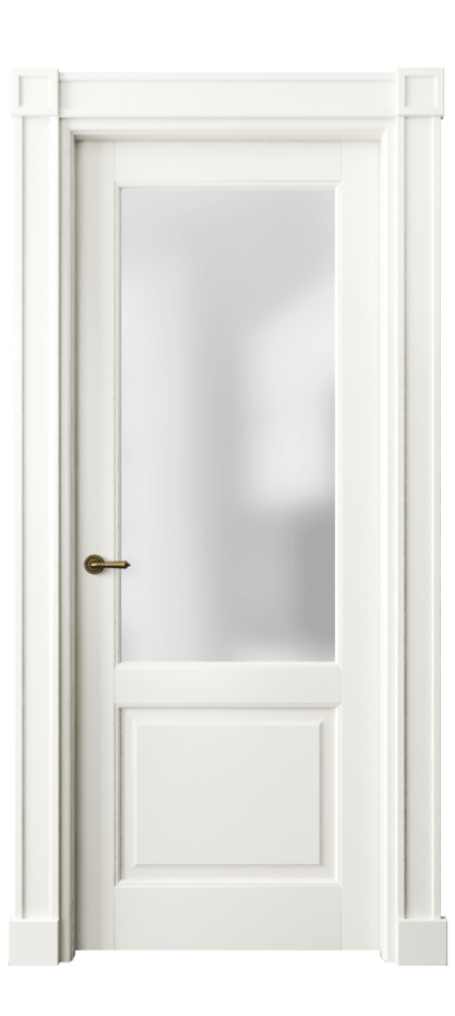 Межкомнатная дверь Toscana Plano 6302 Бук жемчуг Сатинированное стекло Цена 128600 ₽ | Volhovec